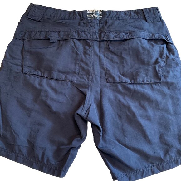 Hook and Tackle Men's 38 Navy Blue Barrier Reef Stretch Cargo‎ Fishing Shorts - Picture 5 of 5